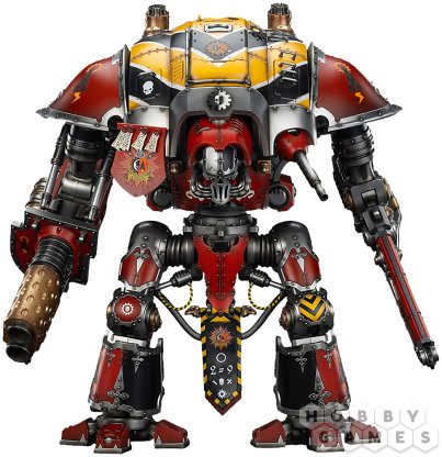 Фигурка JoyToy. Warhammer 40,000: Imperial Knights House Raven Knight Errant фото 2