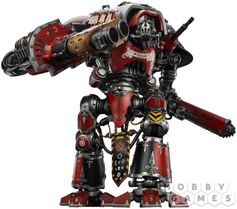 Фигурка JoyToy. Warhammer 40,000: Imperial Knights House Raven Knight Errant фото 3