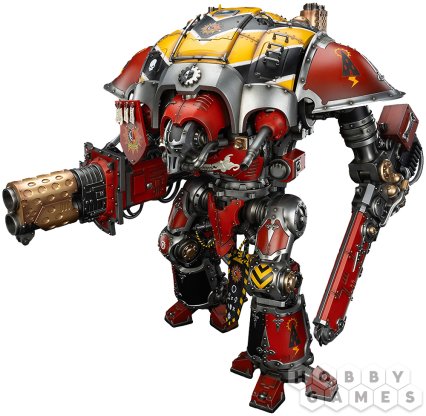 Фигурка JoyToy. Warhammer 40,000: Imperial Knights House Raven Knight Errant фото 4
