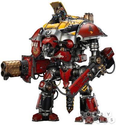 Фигурка JoyToy. Warhammer 40,000: Imperial Knights House Raven Knight Errant фото 5