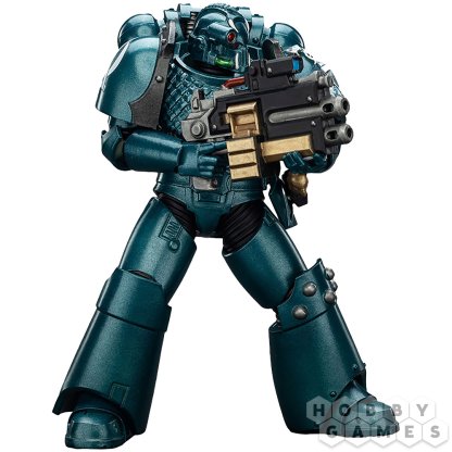 Фигурка JoyToy. Warhammer 30,000: Alpha Legion Headhunter with Banestrike Combi-Bolter and Power Dagger