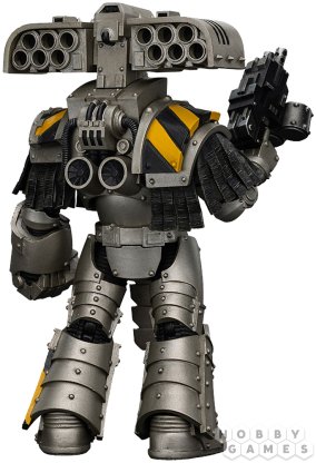 Фигурка JoyToy. Warhammer 30,000: Iron Warriors Tyrant Siege Master Terminator with Rocket launcher фото 4