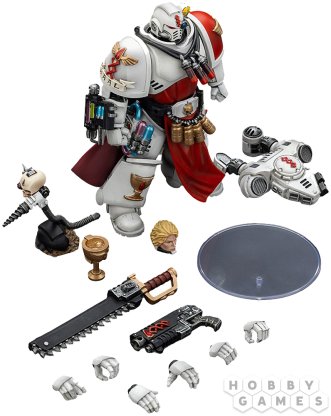 Фигурка JoyToy. Warhammer 40,000: Blood Angels Sanguinary Priest with Heavy bolt pistol, chainsword and narthecium фото 4