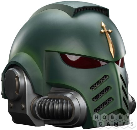 Фигурка JoyToy. Warhammer 40,000: Dark Angels MkX Helmet &amp; Display Stand фото 5