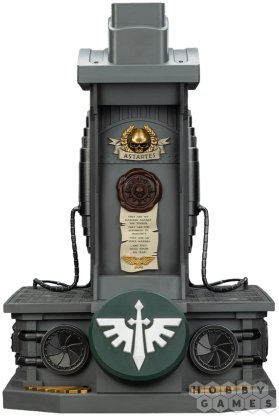 Фигурка JoyToy. Warhammer 40,000: Dark Angels MkX Helmet &amp; Display Stand фото 6