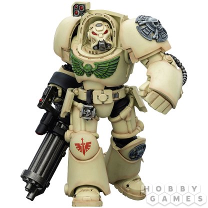 Фигурка JoyToy. Warhammer 40,000: Dark Angels Deathwing Terminator 3 with Power Fist and Assault Cannon