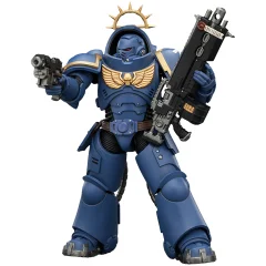 Фигурка JoyToy. Space Marine 2: Game Edition Ultramarines Heavy Intercessor with Heavy Bolt Rifle and Bolt Pistol