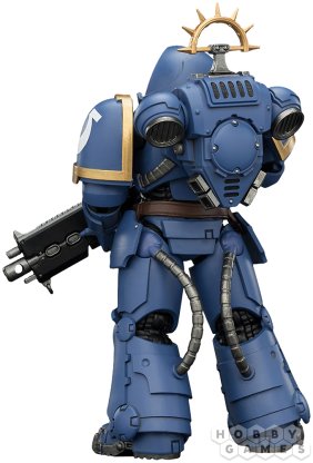Фигурка JoyToy. Space Marine 2: Game Edition Ultramarines Heavy Intercessor with Heavy Bolt Rifle and Bolt Pistol фото 4