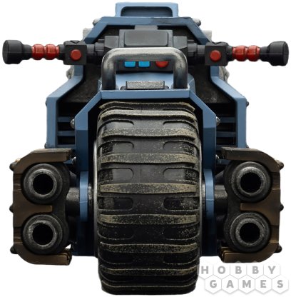 Фигурка JoyToy. Warhammer 40,000: Space Wolves Raider-pattern Combat Bike with twin-linked bolt rifles фото 4