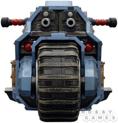 Фигурка JoyToy. Warhammer 40,000: Space Wolves Raider-pattern Combat Bike with twin-linked bolt rifles фото 5