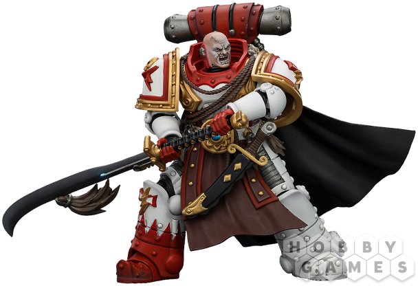 Фигурка JoyToy. Warhammer 30,000: White Scars Hibou Khan, Seeker of Atonement, with power sword &quot;The Breath of the Storm&quot; фото 3