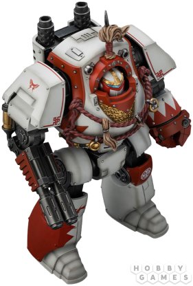 Фигурка JoyToy. Warhammer 30,000: White Scars Contemptor Dreadnought with Melta Cannon and Gravis power fist фото 4