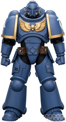 Фигурка JoyToy. Warhammer 40,000: Ultramarines Intercessor with Bolt Rifle, Bolt Pistol and Chainsword фото 2