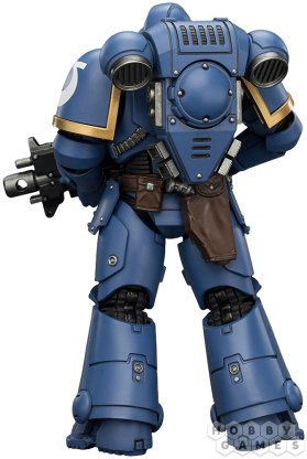 Фигурка JoyToy. Warhammer 40,000: Ultramarines Intercessor with Bolt Rifle, Bolt Pistol and Chainsword фото 5