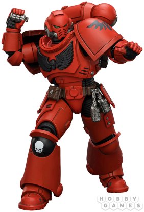 Фигурка JoyToy. Warhammer 40,000: Blood Angels Intercessor with Bolt Rifle, Bolt Pistol and Chainsword фото 3