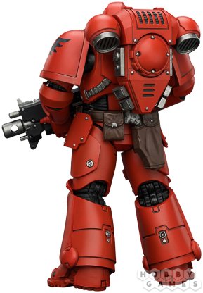 Фигурка JoyToy. Warhammer 40,000: Blood Angels Intercessor with Bolt Rifle, Bolt Pistol and Chainsword фото 4