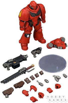 Фигурка JoyToy. Warhammer 40,000: Blood Angels Intercessor with Bolt Rifle, Bolt Pistol and Chainsword фото 5