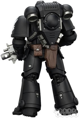 Фигурка JoyToy. Warhammer 40,000: Iron Hands Intercessor with Bolt Rifle, Bolt Pistol and Chainsword фото 5