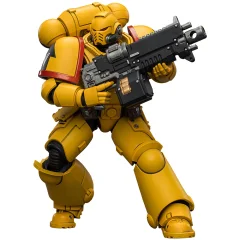 Фигурка JoyToy. Warhammer 40,000: Imperial Fists Intercessor with Bolt Rifle, Bolt Pistol and Chainsword