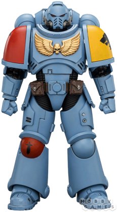 Фигурка JoyToy. Warhammer 40,000: Space Wolves Intercessor with Bolt Rifle, Bolt Pistol and Chainsword фото 2