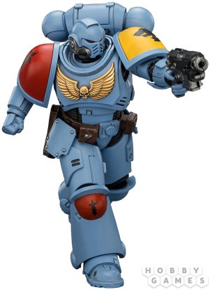 Фигурка JoyToy. Warhammer 40,000: Space Wolves Intercessor with Bolt Rifle, Bolt Pistol and Chainsword фото 4