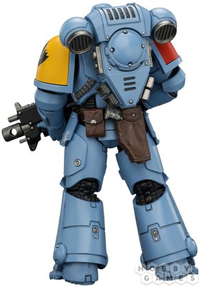 Фигурка JoyToy. Warhammer 40,000: Space Wolves Intercessor with Bolt Rifle, Bolt Pistol and Chainsword фото 5