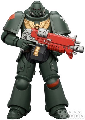 Фигурка JoyToy. Warhammer 40,000: Dark Angels Intercessor with Bolt Rifle, Bolt Pistol and Chainsword фото 2