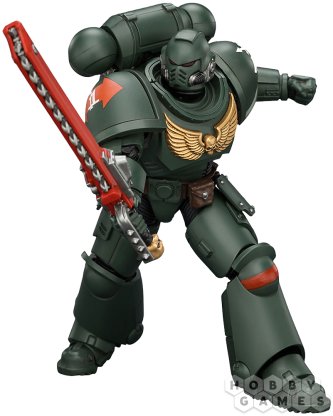 Фигурка JoyToy. Warhammer 40,000: Dark Angels Intercessor with Bolt Rifle, Bolt Pistol and Chainsword фото 3