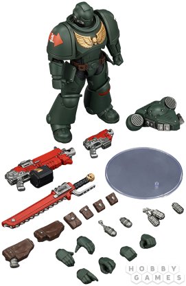 Фигурка JoyToy. Warhammer 40,000: Dark Angels Intercessor with Bolt Rifle, Bolt Pistol and Chainsword фото 5