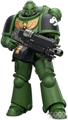 Фигурка JoyToy. Warhammer 40,000: Salamanders Intercessor with Bolt Rifle, Bolt Pistol and Chainsword фото 3