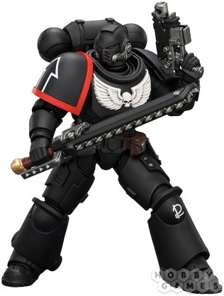 Фигурка JoyToy. Warhammer 40,000: Raven Guard Intercessor with Bolt Rifle, Bolt Pistol and Chainsword фото 4