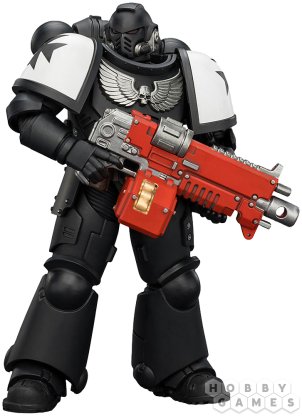 Фигурка JoyToy. Warhammer 40,000: Black Templars Intercessor with Bolt Rifle, Bolt Pistol and Chainsword фото 3