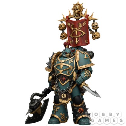 Фигурка JoyToy. Warhammer 30,000: Sons of Horus Vheren Ashurhaddon, Master of the True Sons, with the Axe Serpentis