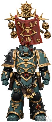 Фигурка JoyToy. Warhammer 30,000: Sons of Horus Vheren Ashurhaddon, Master of the True Sons, with the Axe Serpentis фото 2