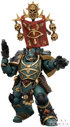 Фигурка JoyToy. Warhammer 30,000: Sons of Horus Vheren Ashurhaddon, Master of the True Sons, with the Axe Serpentis фото 3