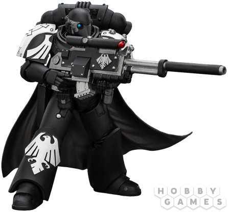 Фигурка JoyToy. Warhammer 30,000: Raven Guard Mor Deythan with Nemesis bolt rifle фото 3