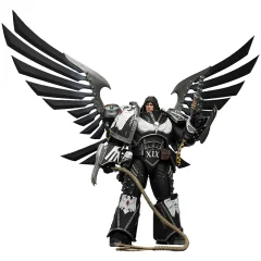 Фигурка JoyToy. Warhammer 30,000: Raven Guard Corvus Corax, Primarch of the XIX Legion with artificer-crafted lightning talons, archaeotech pistols and whip
