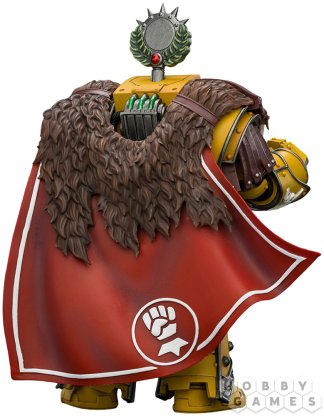 Фигурка JoyToy. Warhammer 30,000: Imperial Fists Lord Castellan Evander Garrius, The Tyrant of Cthonia with the Subjugator and Incineratus фото 4