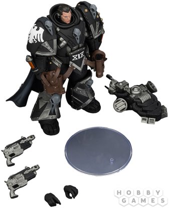 Фигурка JoyToy. Warhammer 30,000: Raven Guard Kaedes Nex, the Blood Crow with Fulcrum hand cannons фото 5