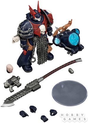 Фигурка JoyToy. Warhammer 30,000: Night Lords Legion Praetor with Jump pack фото 5