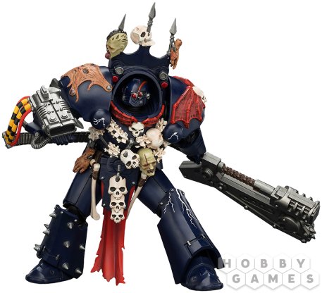 Фигурка JoyToy. Warhammer 30,000: Night Lords Legion Praetor in Tartaros Terminator Armour фото 3
