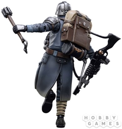 Фигурка JoyToy. Warhammer 40,000: Astra Militarum Death Korps of Krieg Veteran Squad Guardsman фото 2