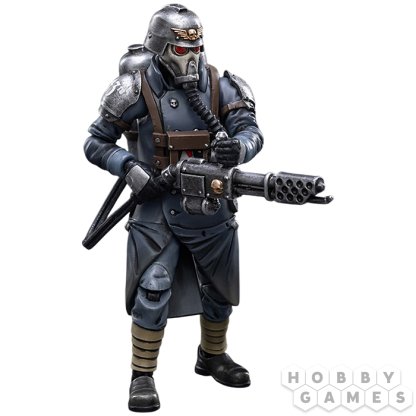 Фигурка JoyToy. Warhammer 40,000: Astra Militarum Death Korps of Krieg Veteran Squad Guardsman with Flamer
