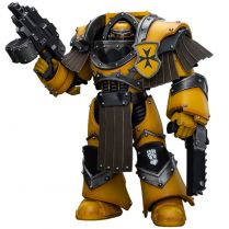 Фигурка JoyToy. Warhammer 30,000: Imperial Fists Legion Cataphractii Terminator Squad Sergeant with Chainfist