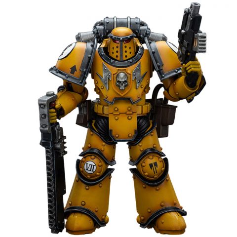 Фигурка JoyToy. Warhammer 30,000: Imperial Fists. Legion MkIII Despoiler Squad Legion Despoiler with Chainsword