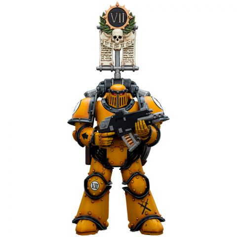 Фигурка JoyToy. Warhammer 30,000: Imperial Fists. Legion MkIII Tactical Squad Legionary with Legion Vexilla