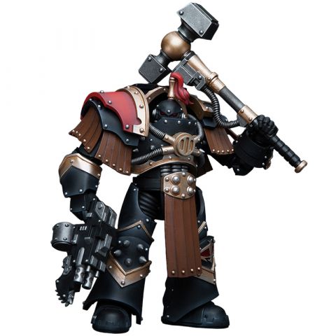 Фигурка JoyToy. Warhammer 30,000: Sons of Horus. Justaerin Terminator Squad Justaerin with Thunder Hammer
