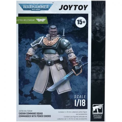 Фигурка JoyToy. Warhammer 40,000: Astra Militarum Commander with Power Sword