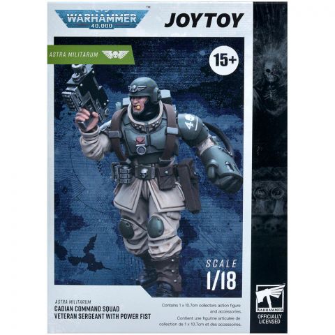 Фигурка JoyToy. Warhammer 40,000: Astra Militarum Veteran Sergeant with Power Fist