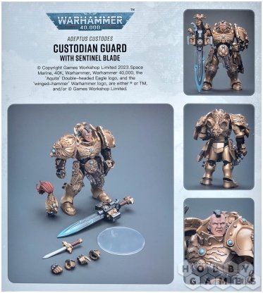 Фигурка JoyToy. Warhammer 40,000: Custodian Guard with Sentinel Blade фото 2